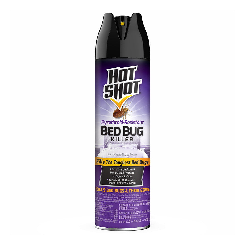 Hot Shot Bed Bug Killer Aerosol, Bed Bug Treatment, 17.5 Oz